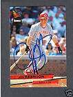 1993 FLEER #27 Jeff Branson REDS SIGN