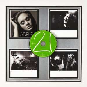  Adele Adkins   21   15x15 inch Custom Matted CD Display 