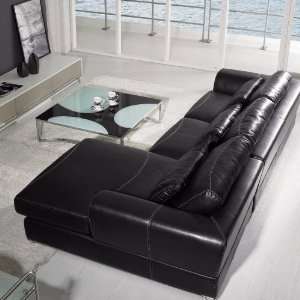  SBO 3889 Leather Sectional Sofa: Home & Kitchen