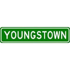 YOUNGSTOWN City Limit Sign   High Quality Aluminum Sports 