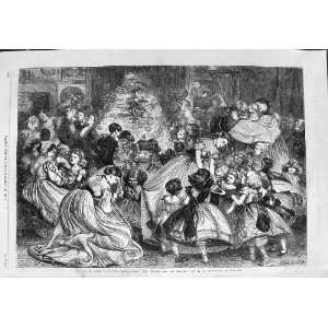 1865 Uncle John Young Folk Children Christmas Scene