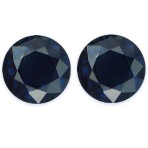  3.28 Carat Loose Sapphires Round Cut Pair Jewelry