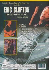 Eric Clapton: Live in Hyde Park DVD  