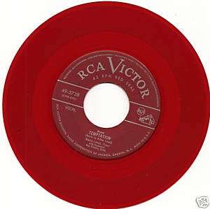 MARIO LANZA  Temptation  orig. RCA Victor Red Seal 45  
