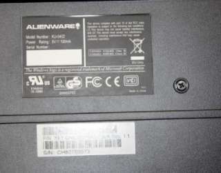 Chicony Alienware Standard Black USB Keyboard   KU 0402  