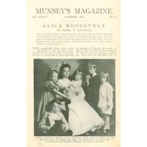  1905 Alice Roosevelt illustrated 