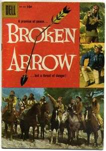 FOUR COLOR #855 BROKEN ARROW (TV) (DELL 1957) Photo c  