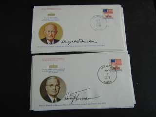 US PRESIDENT COVER COLLECTION (#1414) ALL PICTURED, MIXED CONDITIONS