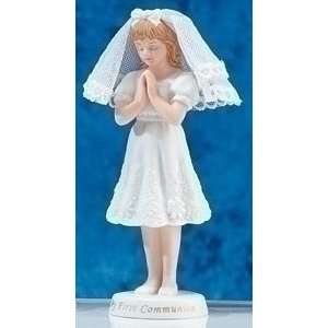  6 Religious Gift First Communion Porcelain Girl Figurine 
