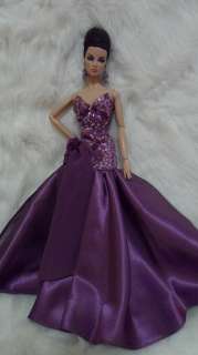 Fashion Royalty Barbie Silkstone handmade dress gala evening gown 