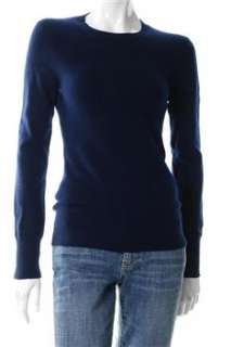 C3 Collection NEW Pullover Sweater Blue Cashmere Sale Misses M  