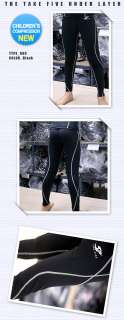 Boys Youth 085 Compression Skin Tight Baselayer Pants  