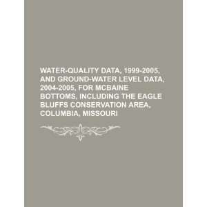  Water quality data, 1999 2005, and ground water level data 