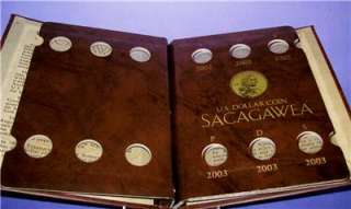 New! Sacagawea U.S. Dollar Coin Folder Album 2000 2004  