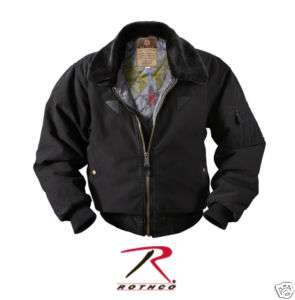 BLACK VINTAGE B 15A BOMBER JACKET FROM ROTHCO  