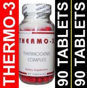 THERMO 3 FAT BURNING/ENERGY WEIGHT LOSS DIET PILLS/CAPS  