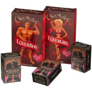 Chocoholics Divine Desserts Lover Boy/Lover Girl Chocolate with 3 