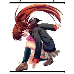 Little Busters Anime Wall Scroll Poster Natsume Rin(24*32)support 
