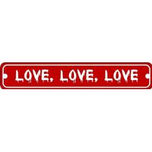  Love Love Love Valentines Day Sign of Affection Novelty 