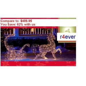   HORSE AND CARRIAGE CHRISTMAS YARD OUTDOOR DECOR 