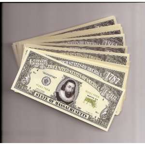  U.S. 50 States $Million Dollar$ Novelty Bill Complete Set 