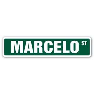  MARCELO Street Sign name kids childrens room door bedroom 