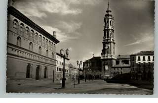 Zaragoza Spain Real Photo Postcard  