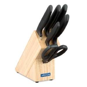  Arcos Niza 7 Pcs Knife Ham Block Set