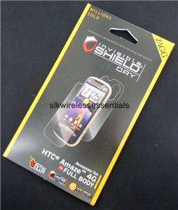 New Zagg Invisible Shield DRY Full Body Screen Protector for HTC Amaze 