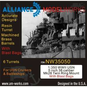  Alliance Model Works 1350 WWII USN 5 inch 38 Caliber Mk28 