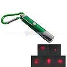 in 1 5mW 650nm Red Laser Pointer LED Flashlight with Carabiner 