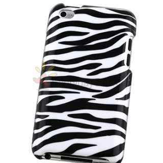 Zebra Case+Leopard Cover+Protector For iPod touch 4 4th  
