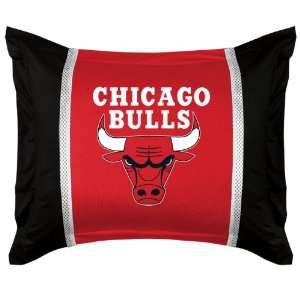  NBA Chicago Bulls Pillow Sham   Sidelines Series: Sports 