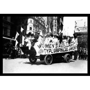  Protest Parade Against Child Labor 12x18 Giclee on canvas 