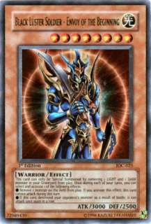 Yu Gi Oh Invasion of Chaos 1st Ed. Black Luster Soldier Ultra Rare 