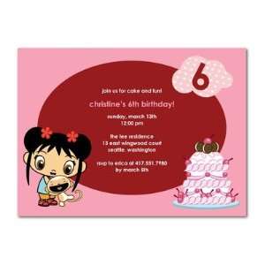 Birthday Party Invitations   Ni Hao, Kai Lan: Sugar Mountain By 