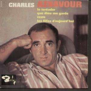  TOREADOR 7 INCH (7 VINYL 45) FRENCH BARCLAY CHARLES AZNAVOUR Music