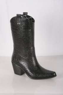  Tia 04 Ladies cowboy rain boots womens mid calf shoes 