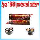 2X TrustFire 123A 880mAh 3.7V Protected Li ion Battery  