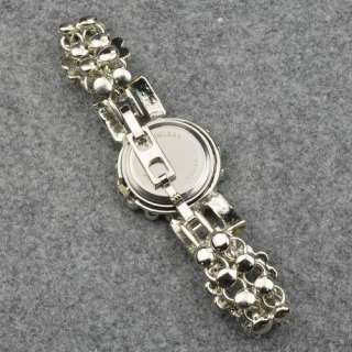 Diamante Luxury Ladies Wrist 18k Gold Plated GP Bracelet Bangle Watch 