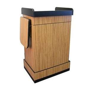  Multimedia Computer Lectern Without Sound   Medium Oak 