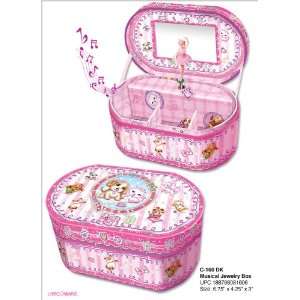  Boutique PINK KITTEN AND PUPPY MUSICAL JEWELRY BOX   Adorable Music 