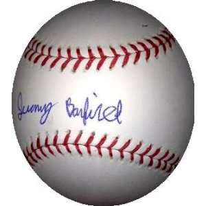  Jeremy Barfield autographed Baseball