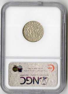 Poland Coin 1547 ½ Grosza Lithuania NGC AU55  