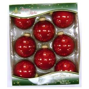  Christmas by Krebs CBK70190 Ribbon Red 2 .62 inch Balls 