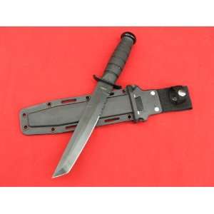  12 New Black Fixed Blade Tanto Tactical Combat Camping 