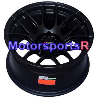 16 16x8.25 XXR 530 Flat Black Concave Rims Wheels Stance 03 04 05 06 