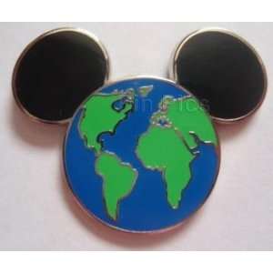  Mickey Mouse Icon   Earth Pin 