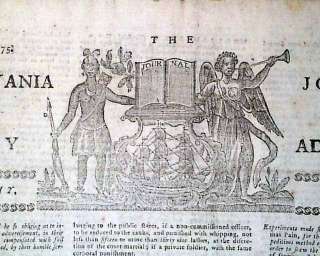   WAR Battle of Fort St. Jean Continental Army 1775 Newspaper  