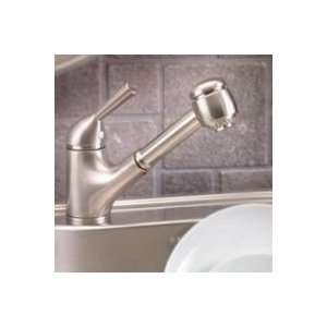   One Handle Pull Out Spray Kitchen Faucet 7777 BL: Home Improvement